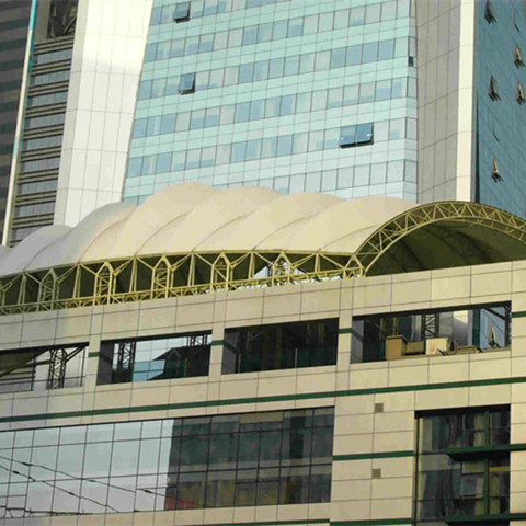 SY007 楼顶球场膜结构雨棚 广州国税局